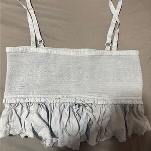 Wilfred la boheme light blue tank top size medium